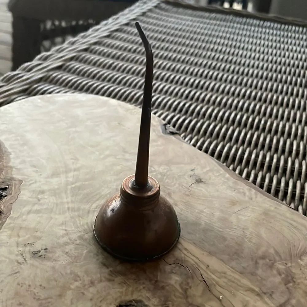 Antique Copper Oil Can